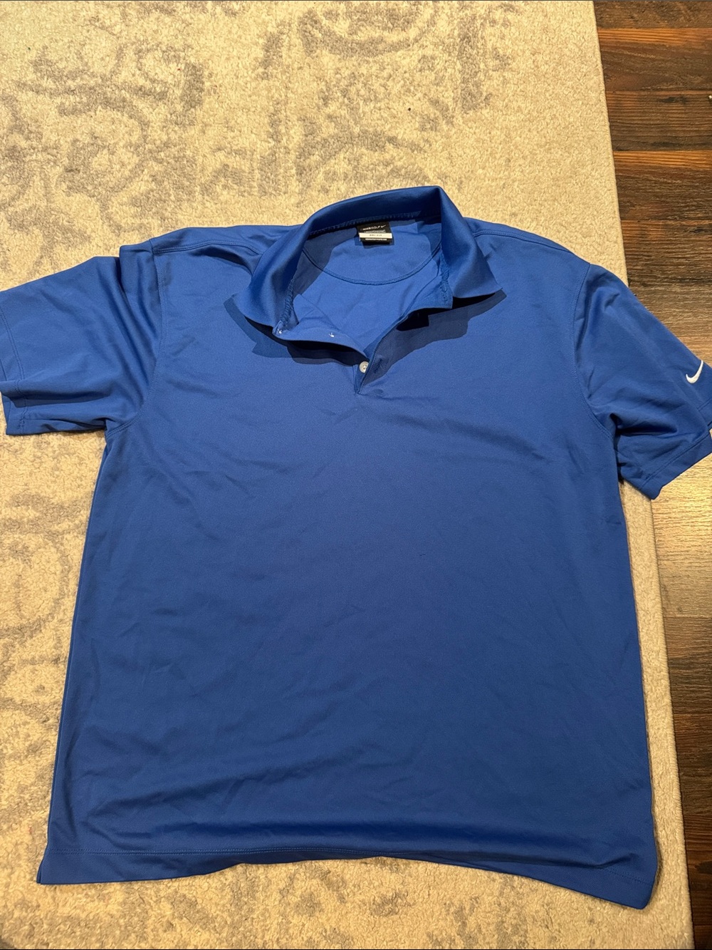 Nike Golf Men’s Royal Blue Dri Fit
 Polo size Large